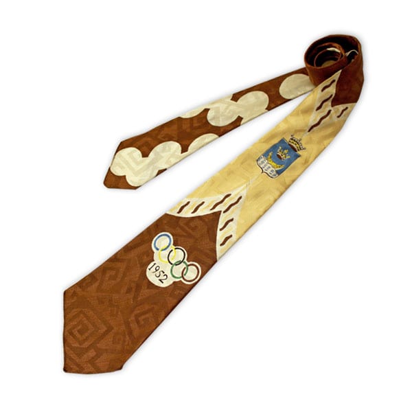 helsinki-1952_Olympic tie 3 Helsinki Olympic Games 1952 Olympic tie The Sports Museum of Finland