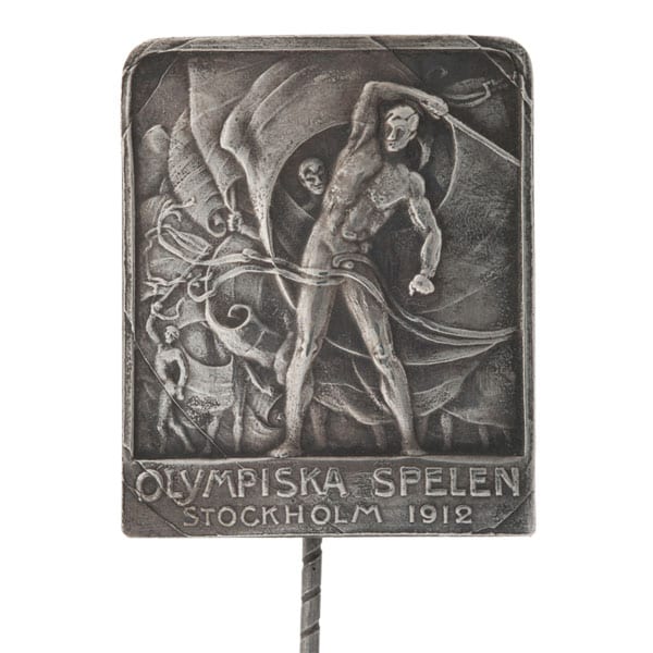 stockholm-1912_Official tourist badge Stockholm-1912_Official tourist badge