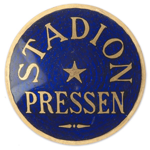 stockholm-1912_Press badge Stockholm-1912_Press badge