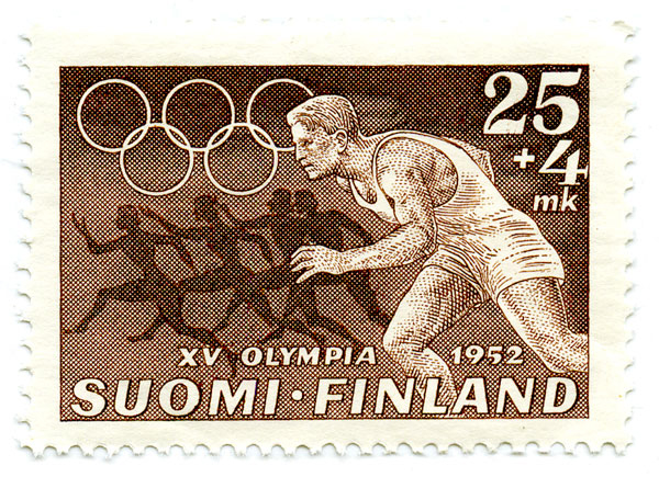 helsinki-1952_Olympic stamp 1