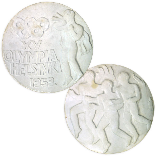 helsinki-1952_Medal design sketch Gunnar Finne