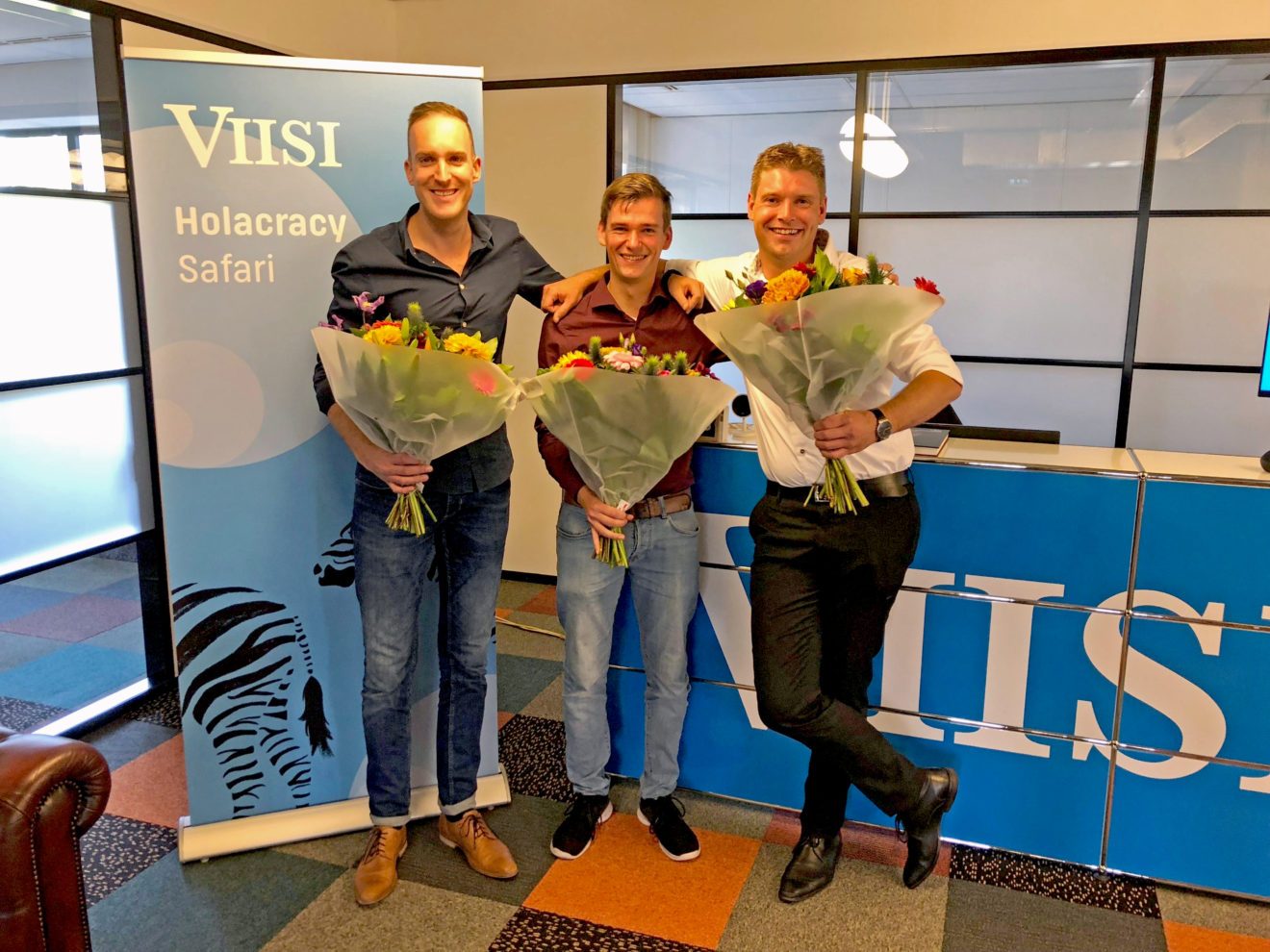 Ryan Heeres, Marc Meulhof en Mels Lodder