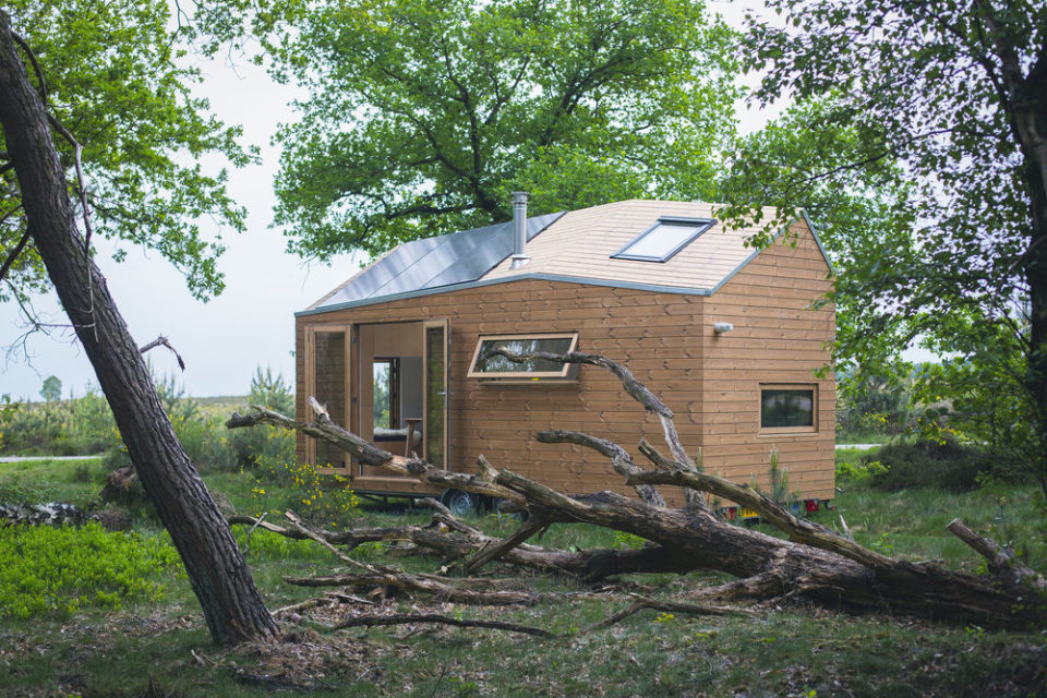 De tiny house van Marjolein in het klein, ontworpen door Walden.
