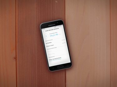 Samsung Cloud App auf einem Samsung-Gerät