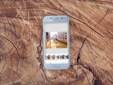 Screenshot der Snapseed-App auf einem Android-Smartphone