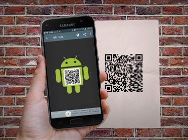 Screenshot der QR Code Generator-App unter Android