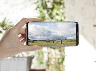 Infinity-Display des neuen Samsung Galaxy S9 Plus.