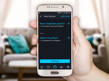 Amazon Alexa-App auf Smartphone.