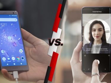 Ein Sony Xperia XZ2 und ein Samsung Galaxy S9+