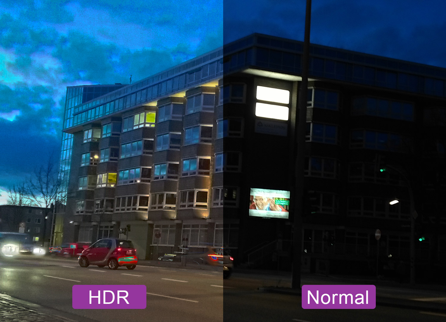 HDR-Modus auf Smartphone