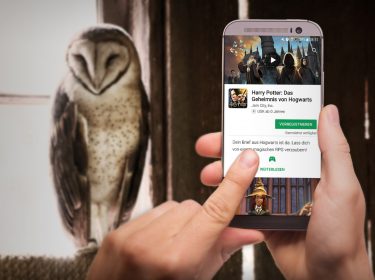 Screenshot von Harry Potter: Hogwarts Mystery im Google Play Store.