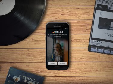 Screenshot der Deezer-App für Android