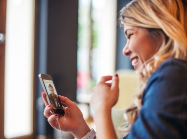 FaceTime-Anruf auf dem iPhone.