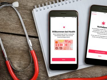 Die Apple Health-App auf einem iPhone 8 Plus.