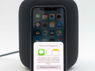 Die Option für persönliche Anfragen aktivieren, um mit dem HomePod auf den Kalender zuzugreifen.
