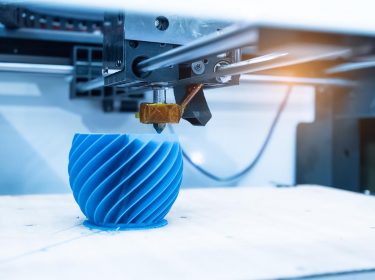 3D-Printer erstellt Kunstobjekt