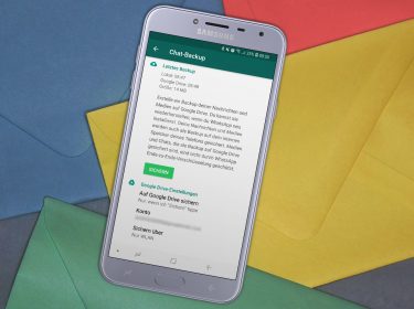 Das WhatsApp-Backup im Messenger aktualisieren.