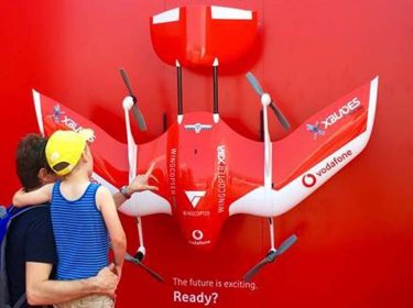 Vodafone Drohne Weltrekord