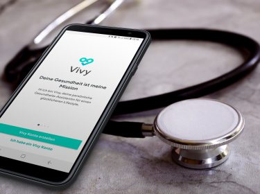 Die Vivy-App auf dem Smartphone einrichten.