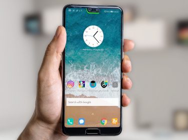 Huawei P20 Pro mit Notch Battery app