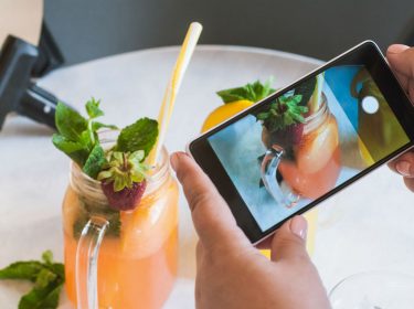 Eine Porträtaufnahme mit dem Smartphone machen.