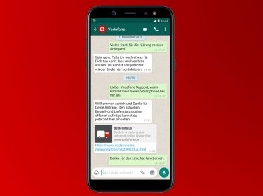 WhatApp-Kundenservice: Ab sofort erreichst Du den Kundenservice von Vodafone auch per WhatsApp