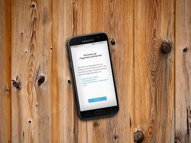 Screenshot von Samsung Pass auf einem Android-Smartphone