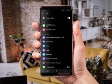 Die Facebook-Messenger-App mit Dark Mode