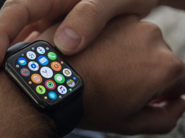 Apps auf der Apple Watch Series 4.