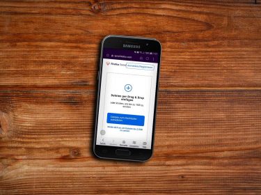 Firefox Send auf dem Smartphone