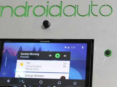 Demonstration von Android Auto.