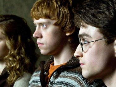 Die Darsteller Emma Watson, Rupert Grint und Daniel Radcliffe im Film „Harry Potter und der Halbblutprinz”.