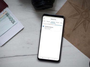 In Google Maps am Smartphone das Feature „Meine Orte” einsehen.