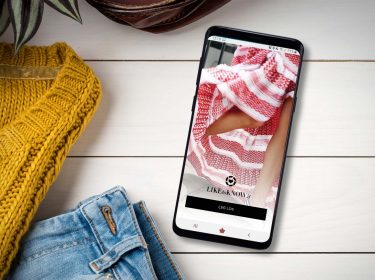 Die LikeToKnowIt-App auf dem Samsung Galaxy S9+.