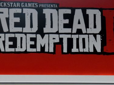 Rotes Banner für Red Dead Redemption 2.
