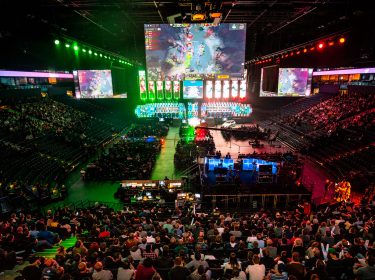 Volle Arena zur ESL Wintermeisterschaft 2019.
