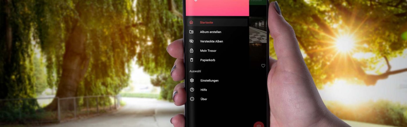 Galerie-Apps für Android: Die drei besten Anwendungen Die Galerie-App Memoria auf dem Android-Smartphone Samsung Galaxy S9+.