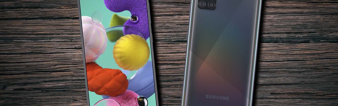 200114_GalaxyA515 Samsung Galaxy A51 Vorderseite Rückseite DIsplay Kamera