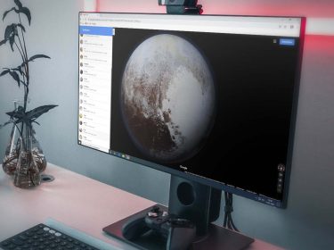 Screenshot vom Hyperspeed-Feature von Google Maps auf einem Monitor