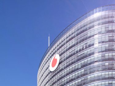 Bild von der Vodafone-Zentrale in Düsseldorf.