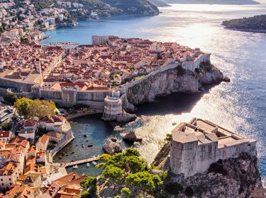Dubrovnik von oben in 