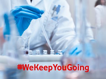 Chemieproben im Forschungslabor.