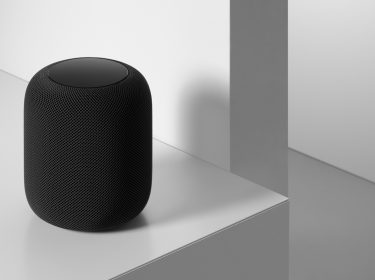 HomePod in schwarzer Farbe