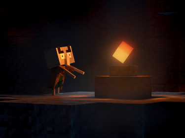 Spielszene aus Minecraft Dungeons