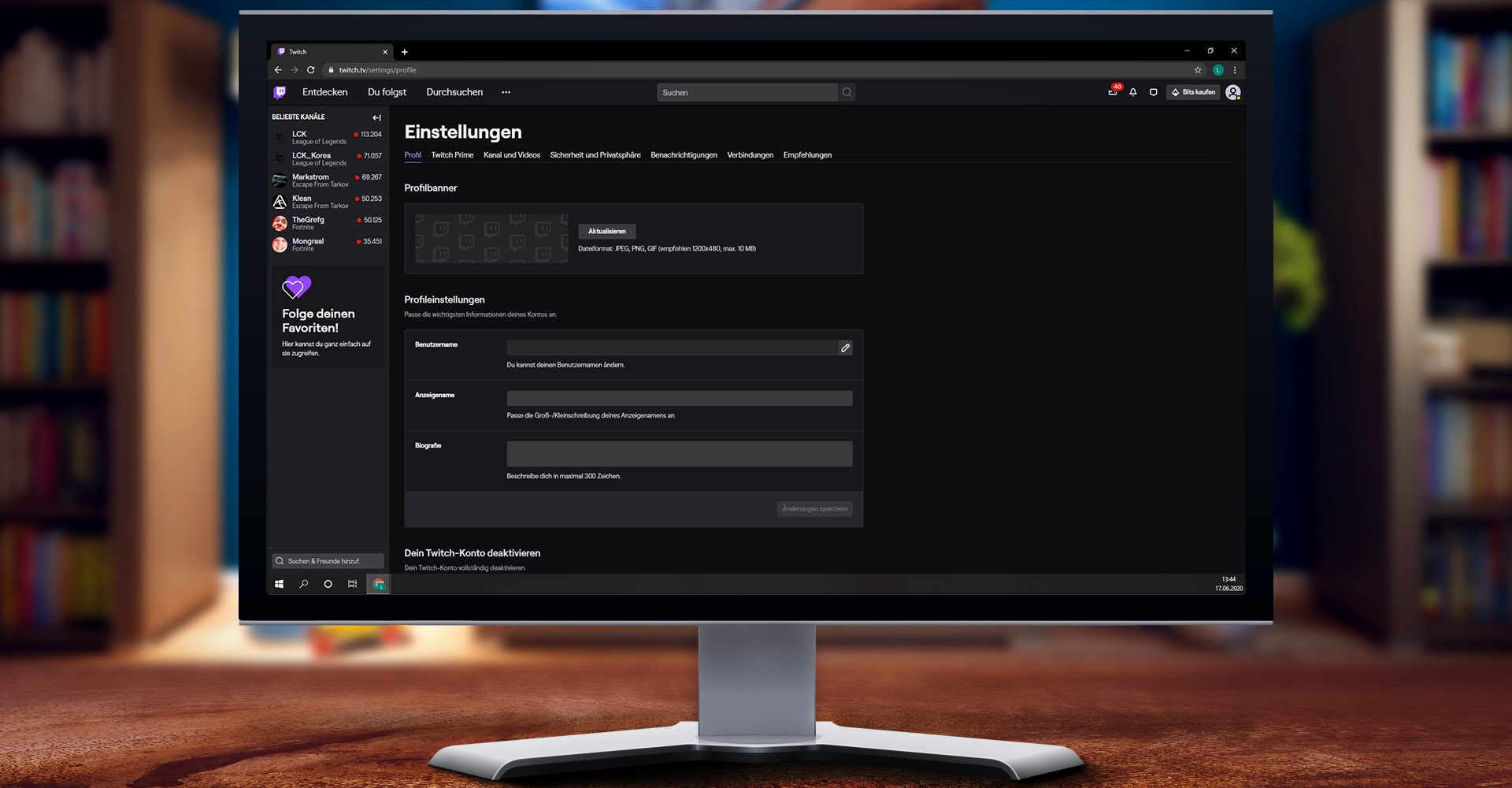 Twitch Benutzername ändern Twitch Benutzername ändern