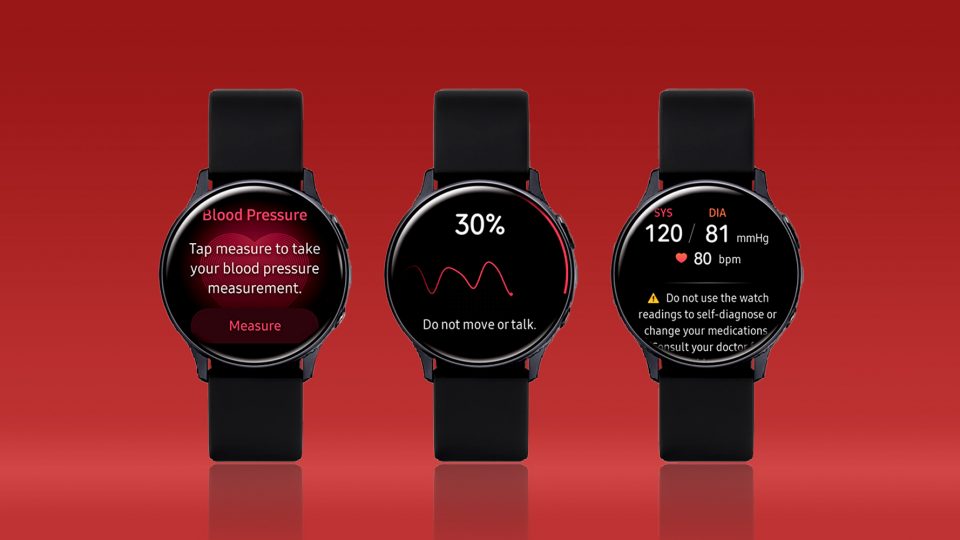 Samsung Galaxy Watch Active 2 misst jetzt den Blutdruck alle Infos