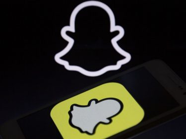 Das Logo der Messaging-App Snapchat.