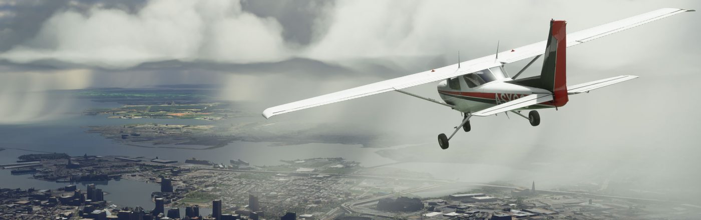 Screenshot aus dem Spiel Microsoft Flight Simulator 2020