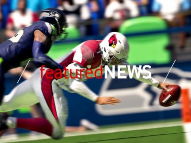 Game-Screenshot aus Madden NFL 21: Ein Spieler beim Touchdown