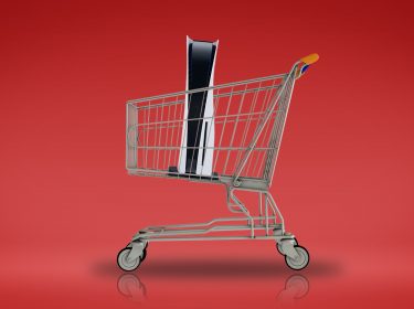 PS5 im Einkaufswagen